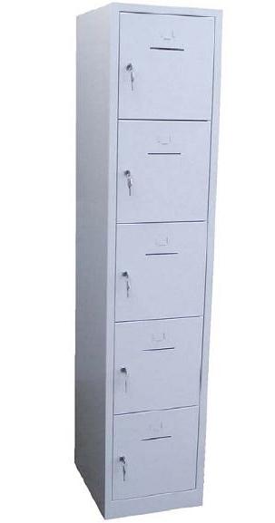 5 deurs lockerkast (190x41,5x45 cm) - Image 2