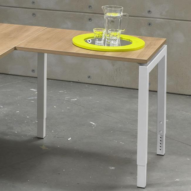 Aanbouwtafel Q-Bic White 80x60cm - Image 1