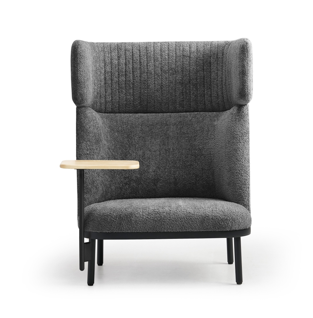 Akoestische loungebank 1-zits met tafeloptie - Image 12