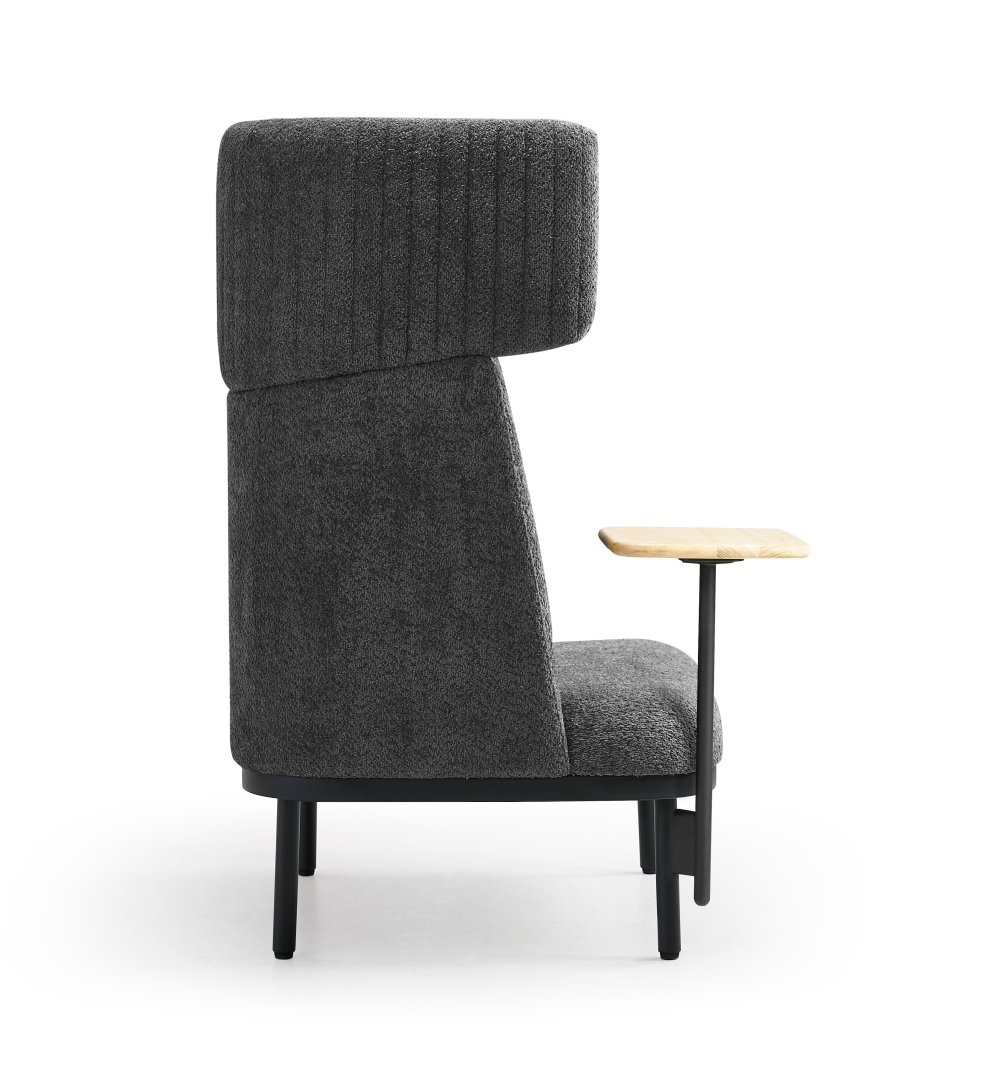 Akoestische loungebank 1-zits met tafeloptie - Image 13