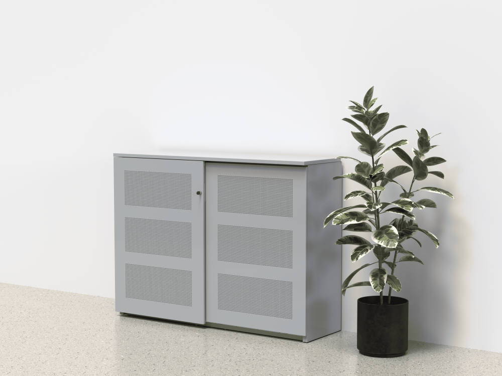 Akoestische schuifdeurkast 120 cm hoog (3 OH) - Image 3