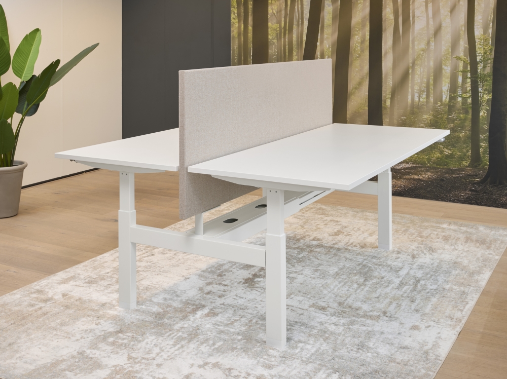 Akoestische tussenwand t.b.v. duo bench (4cm dik) uit voorraad leverbaar - Image 1