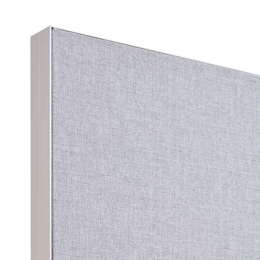 Akoestische tussenwand t.b.v. duo bench met aluminium kader (5cm dik) - Image 3