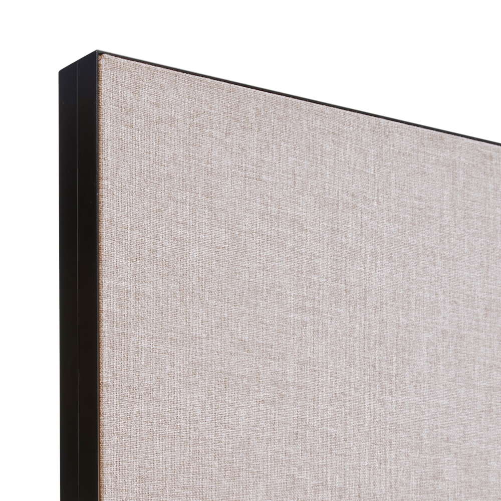 Akoestische tussenwand t.b.v. duo bench met aluminium kader (5cm dik) - Image 4