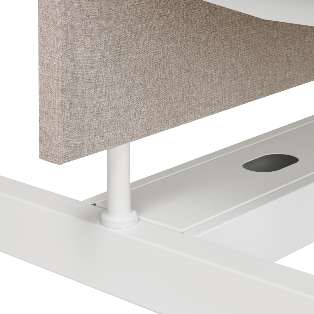 Akoestische tussenwand t.b.v. duo bench met aluminium kader (5 cm dik) incl. magneet set t.b.v. montage - Image 2