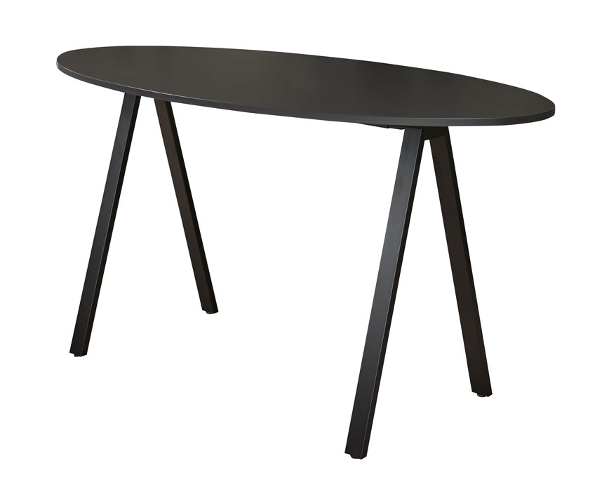 Bartafel 'V-leg' Ellips hoog 220x110cm - Image 4