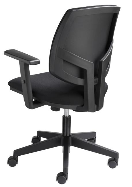 Bureaustoel model 819, zwart gestoffeerd - Image 2