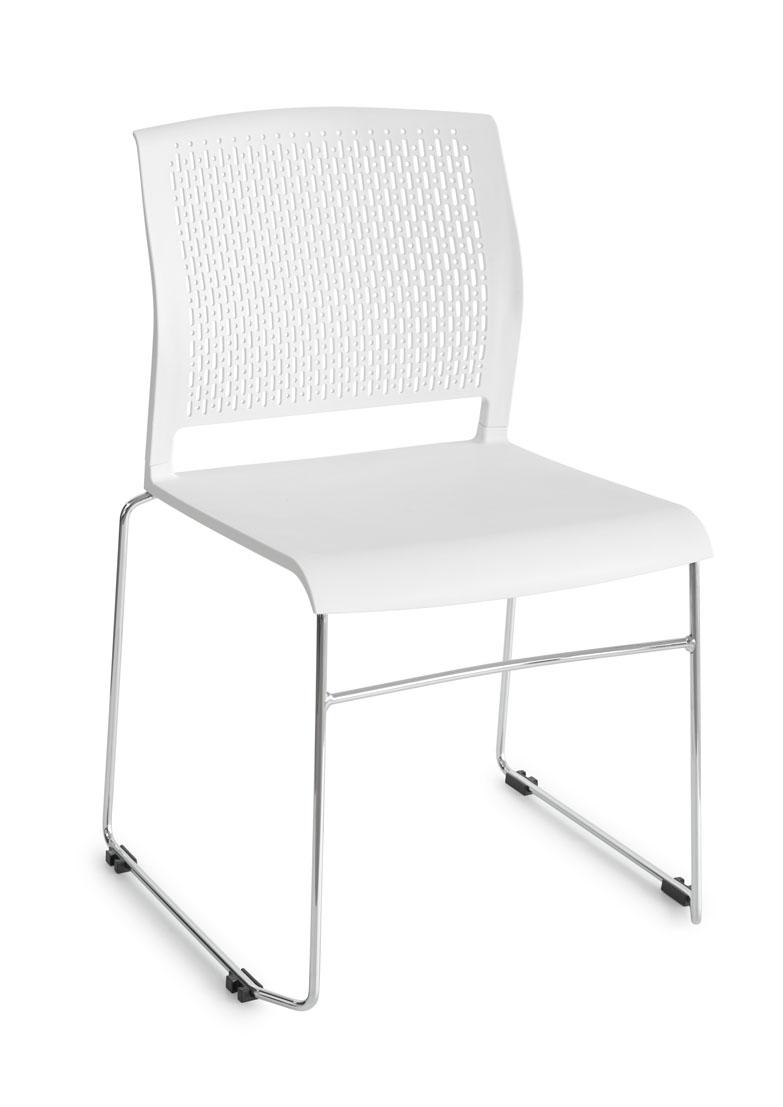 Design zaalstoel 804 zwart/wit - Image 2