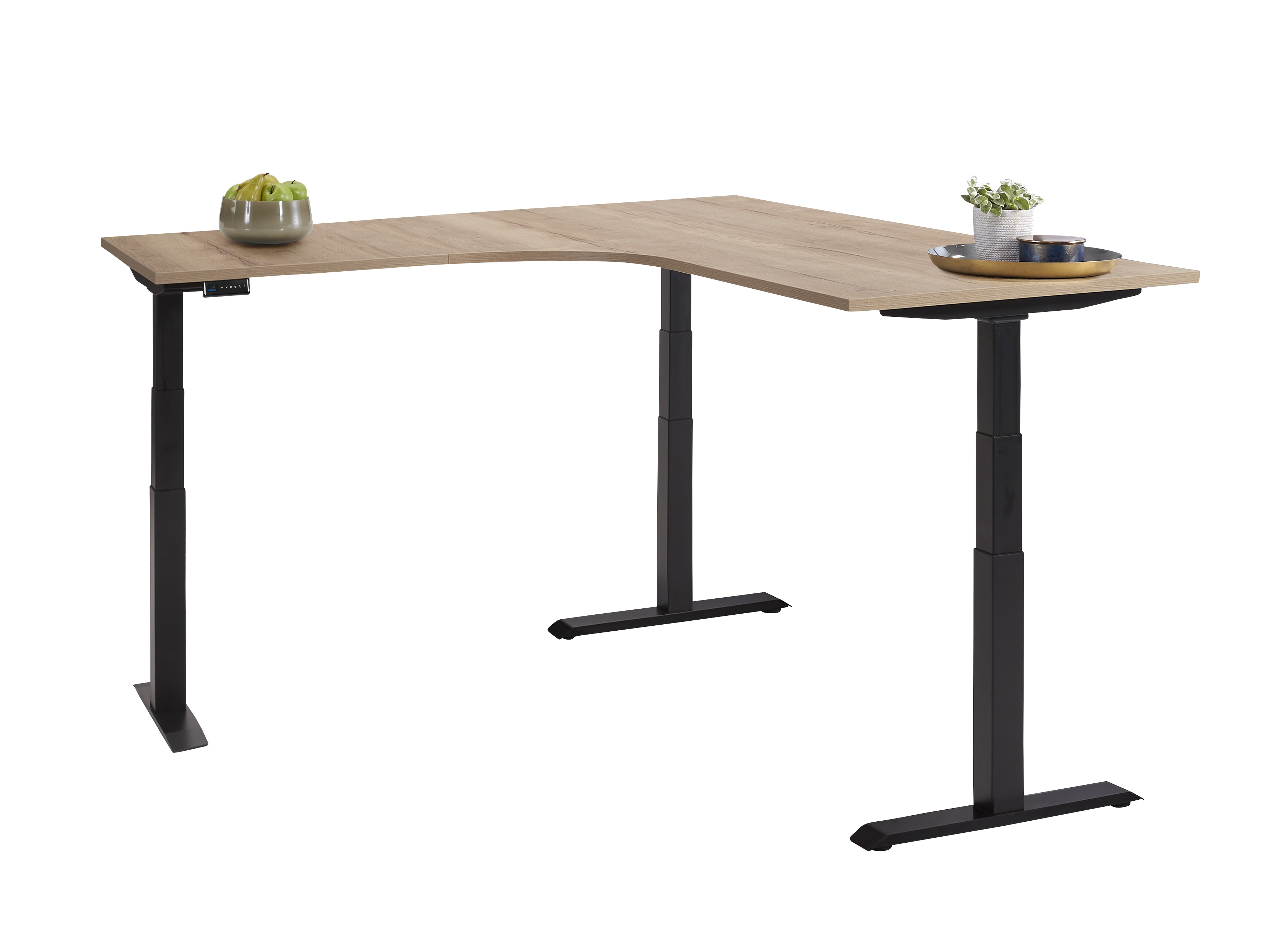 ProLine zit/sta hoekbureau elektrisch