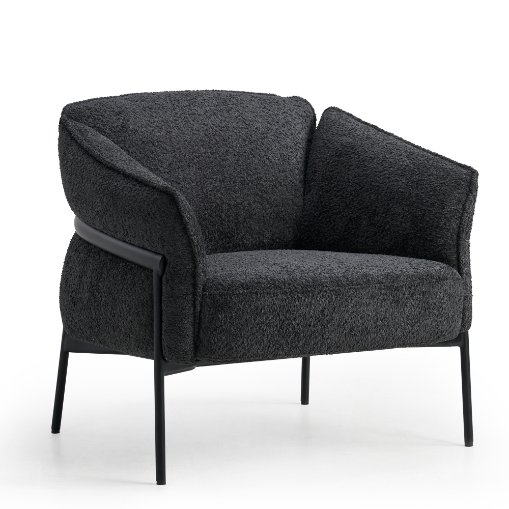 Gestoffeerde fauteuil met armleuningen - Image 2