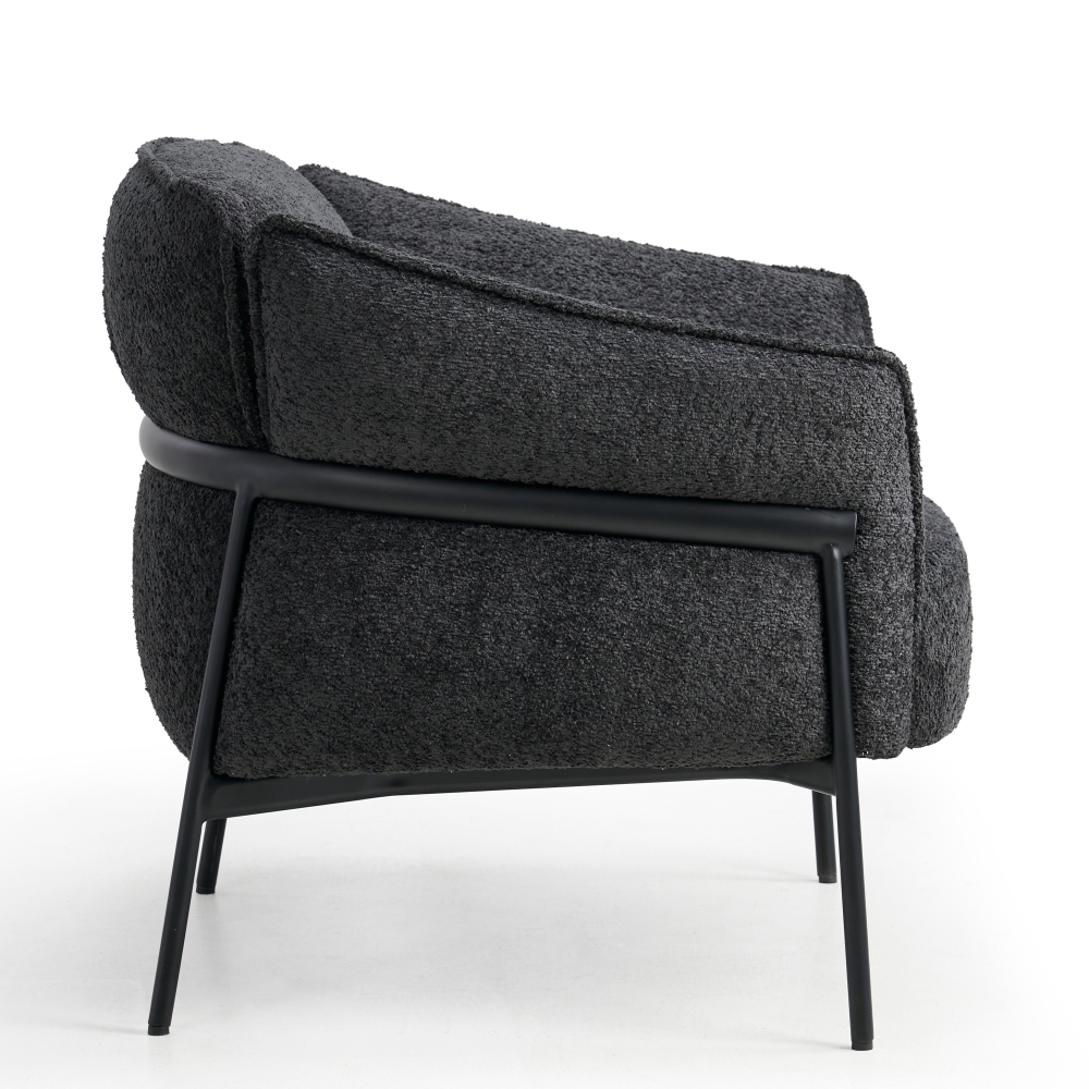 Gestoffeerde fauteuil met armleuningen - Image 4