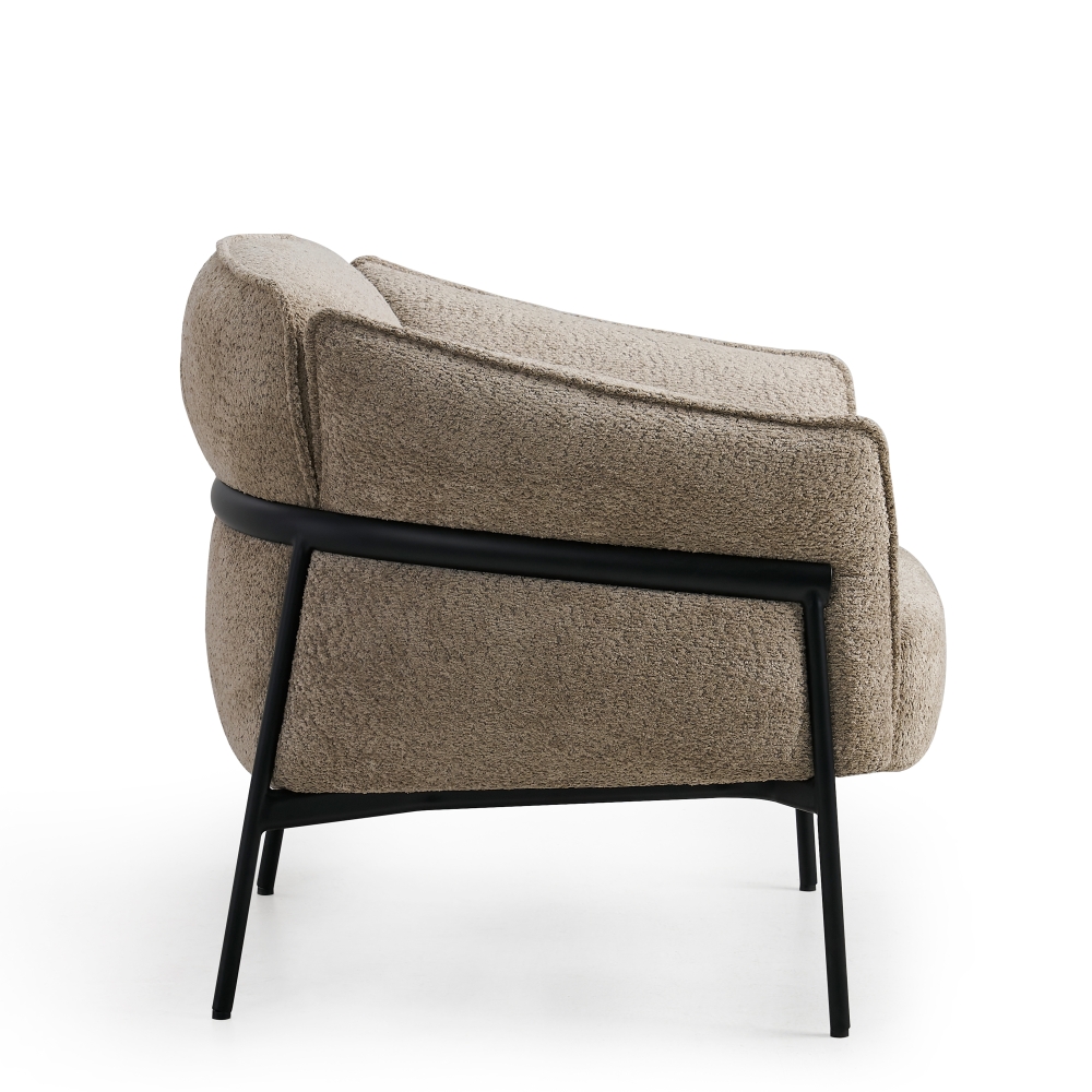 Gestoffeerde fauteuil met armleuningen - Image 8