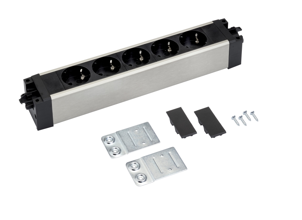 Onderbouw stekkerdoos 5x stroom