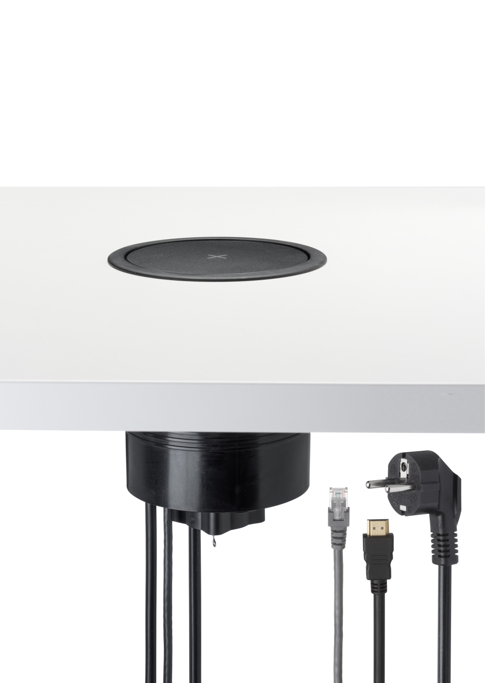 Pop Up inbouwunit 120mm voor elektra - Image 4