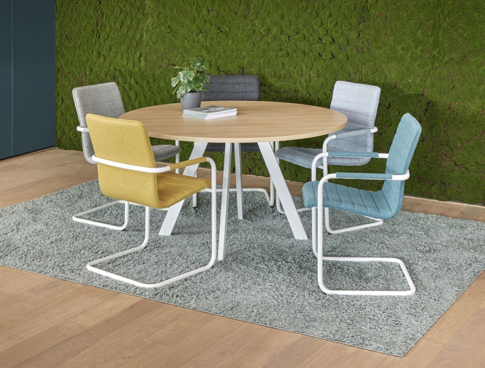 Ronde vergadertafel 120 cm Spin - Image 1