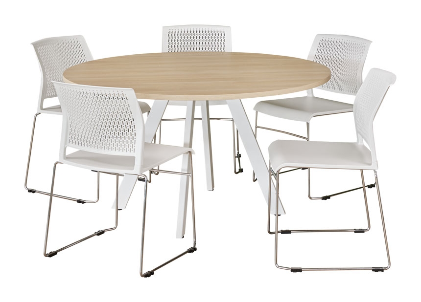 Ronde vergadertafel 120 cm Spin - Image 4