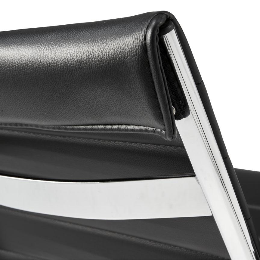 Vergaderstoel 602 in zwart kunstleder - Image 4
