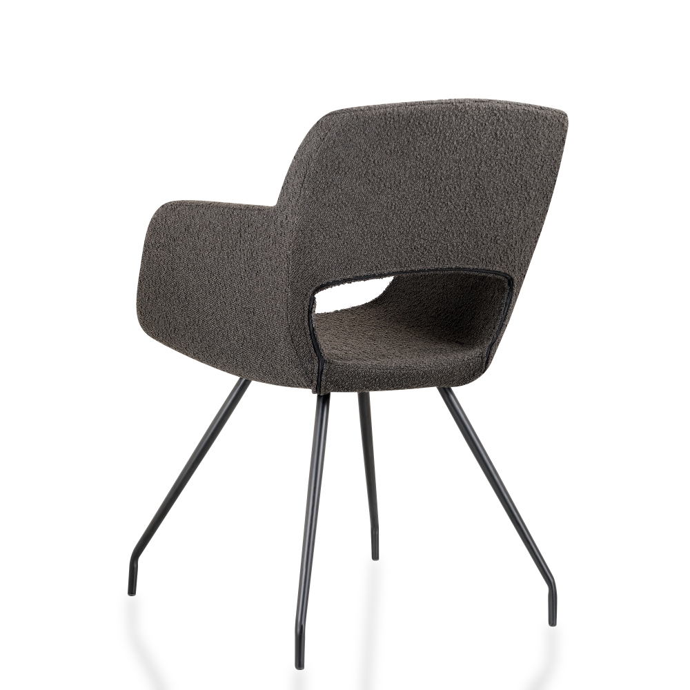 Vergaderstoel in bouclé stoffering - Image 16