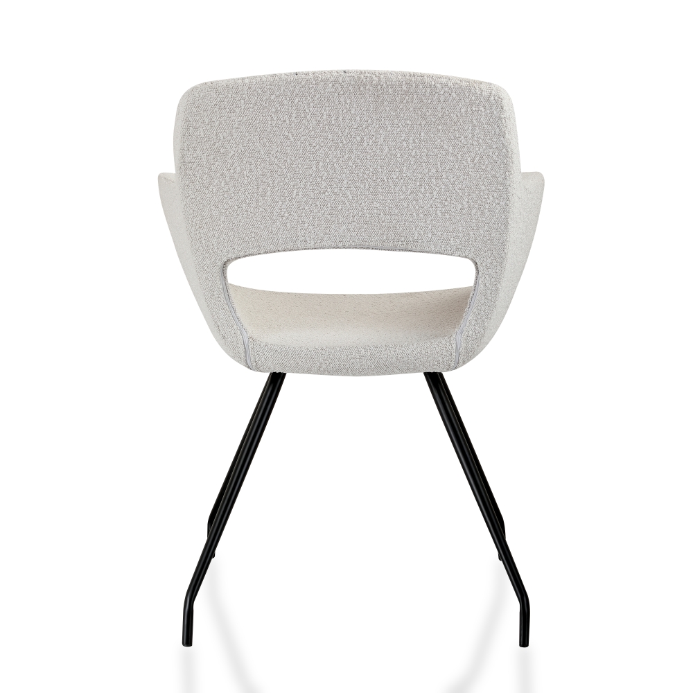 Vergaderstoel in bouclé stoffering - Image 18