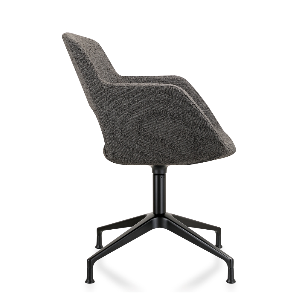 Vergaderstoel in bouclé stoffering - Image 16