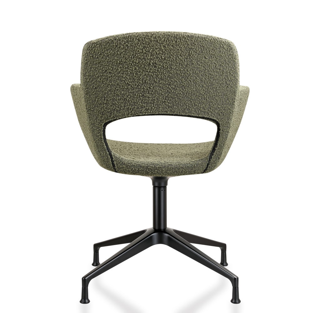 Vergaderstoel in bouclé stoffering - Image 17