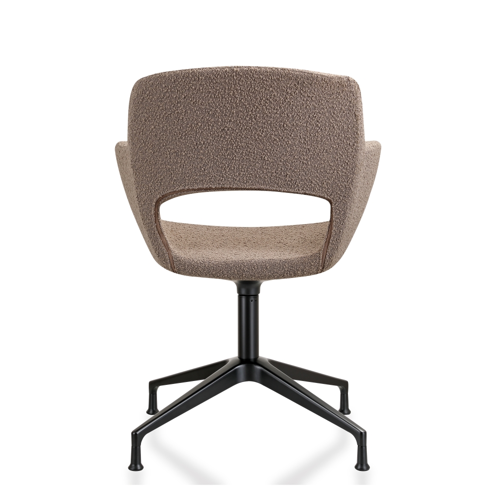 Vergaderstoel in bouclé stoffering - Image 18