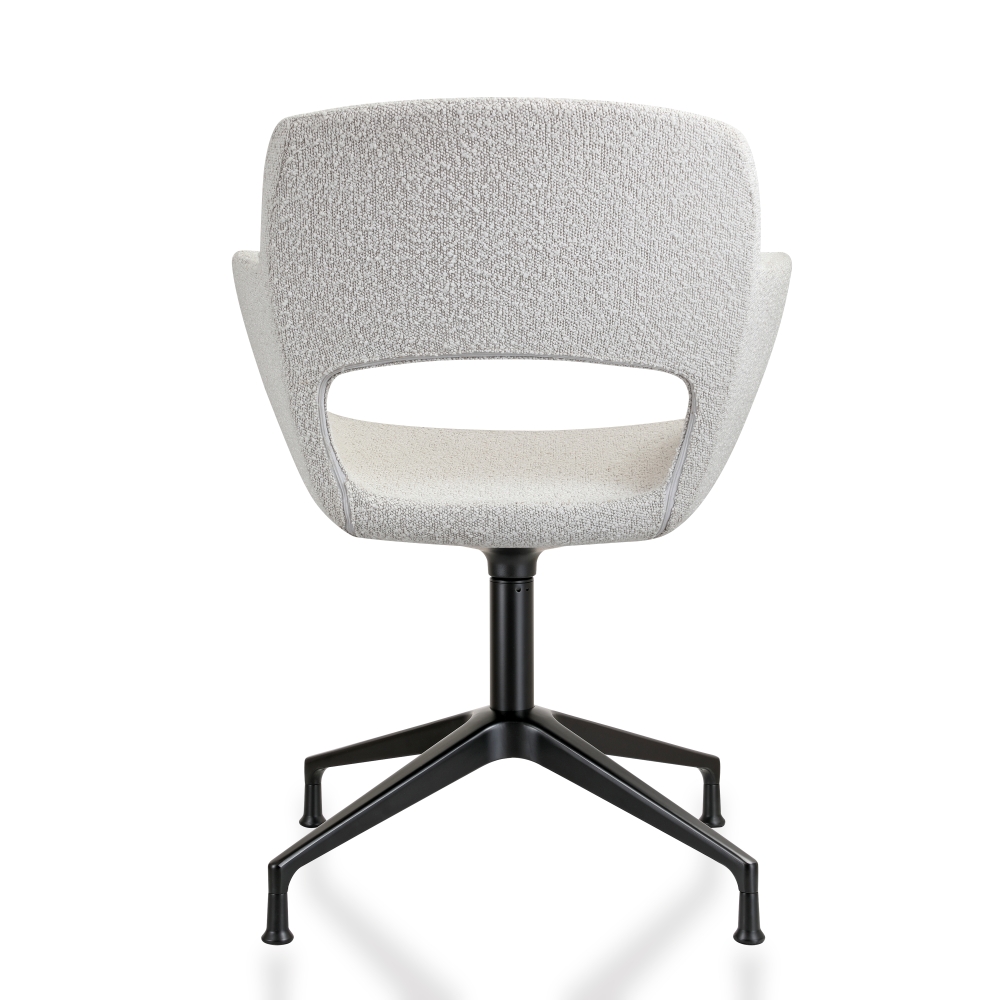 Vergaderstoel in bouclé stoffering - Image 19