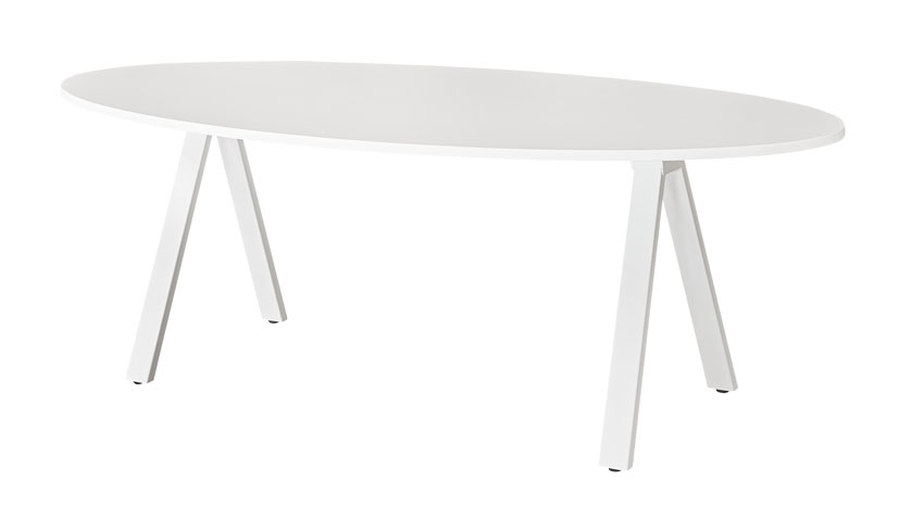 Vergadertafel 'V-leg' Ellips 220x110cm - Image 5