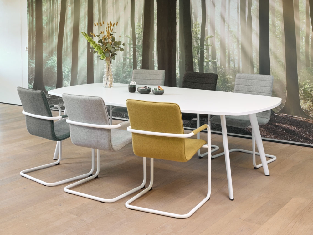 Vergadertafel Real Deens ovaal 240x120cm - Image 2