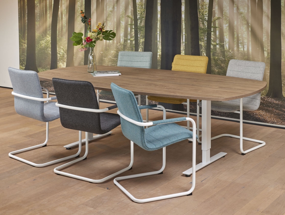 Vergadertafel Teezz 240x120cm Deens ovaal - Image 1