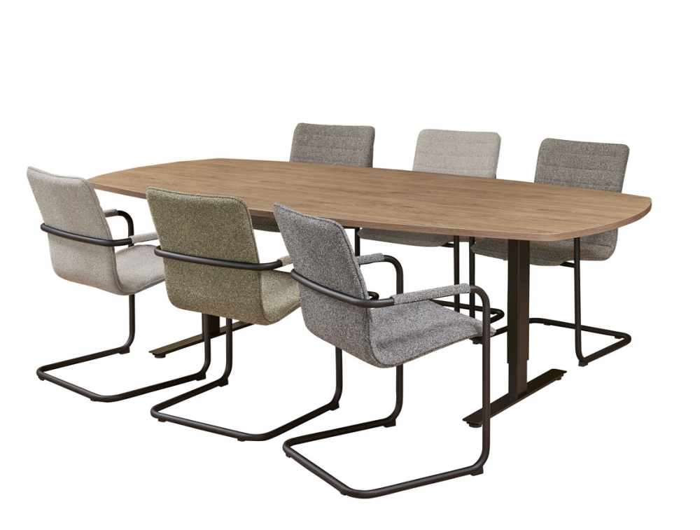 Vergadertafel Teezz 240x120cm Deens ovaal - Image 4