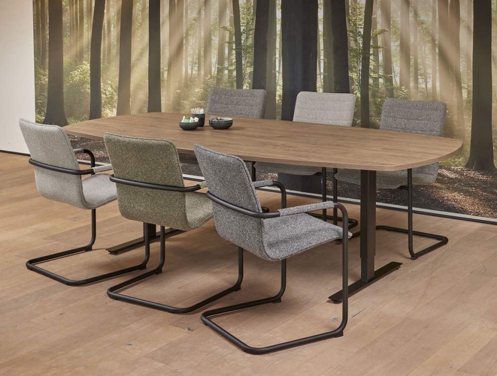 Vergadertafel Teezz 240x120cm Deens ovaal - Image 5