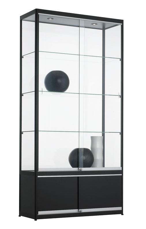 Vitrine met onderkast 200x100x40cm - Image 1