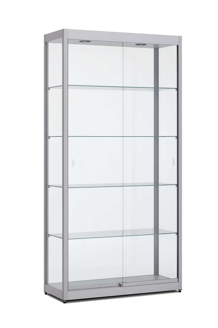 Vitrinekast 198,4x100x40cm haaks profiel - Image 1