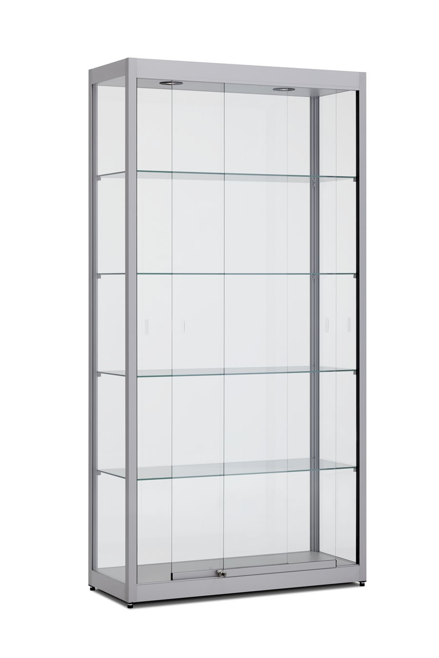 Vitrinekast 198,4x100x40cm haaks profiel - Image 2