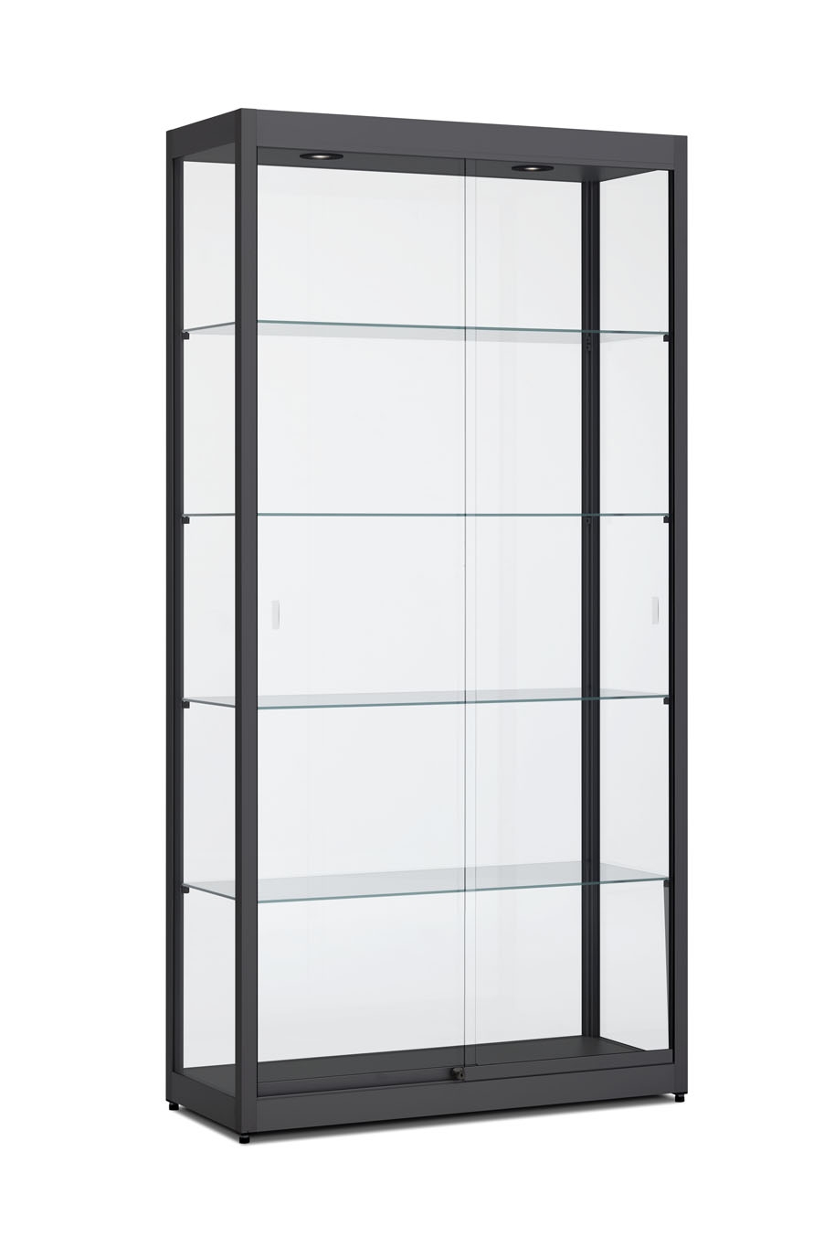 Vitrinekast 198,4x100x40cm haaks profiel - Image 3